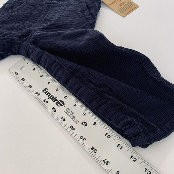 NWT OshKosh B'Gosh Corduroy Overalls Baby 18 Months Navy Blue Soft Classic Play - Picture 11 of 11